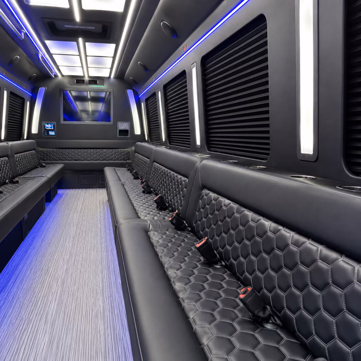 how the number of stops and hold time between them affect total bus rental costs in meridian idaho