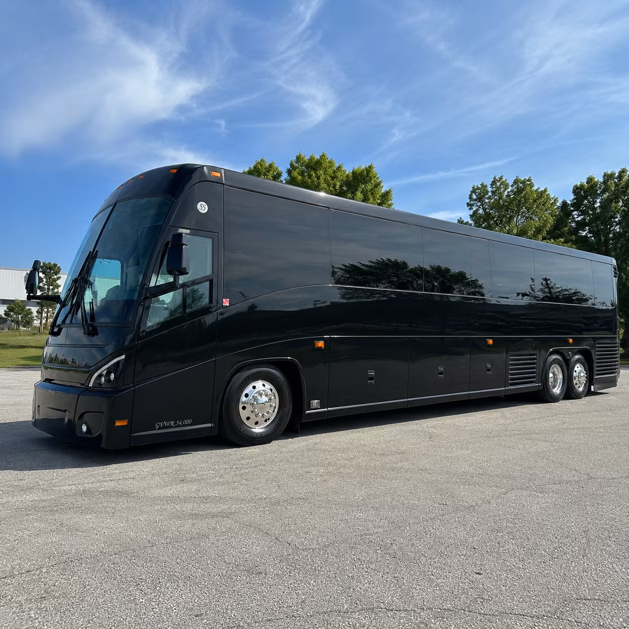 meridian 47 passenger charter bus