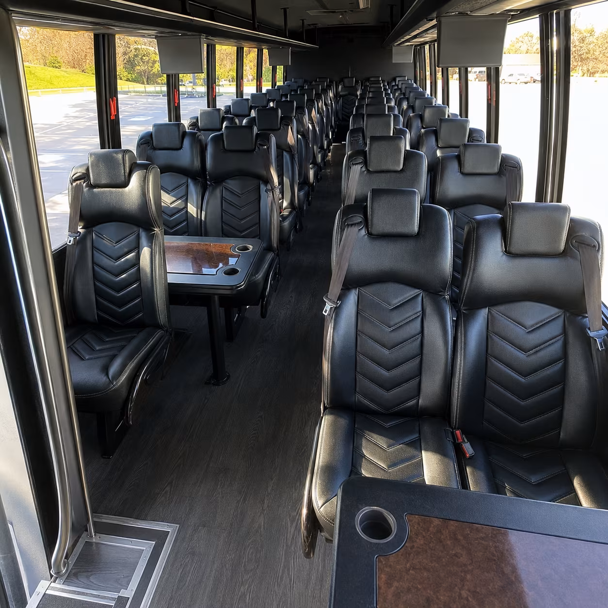 meridian airport transportation onboard seating