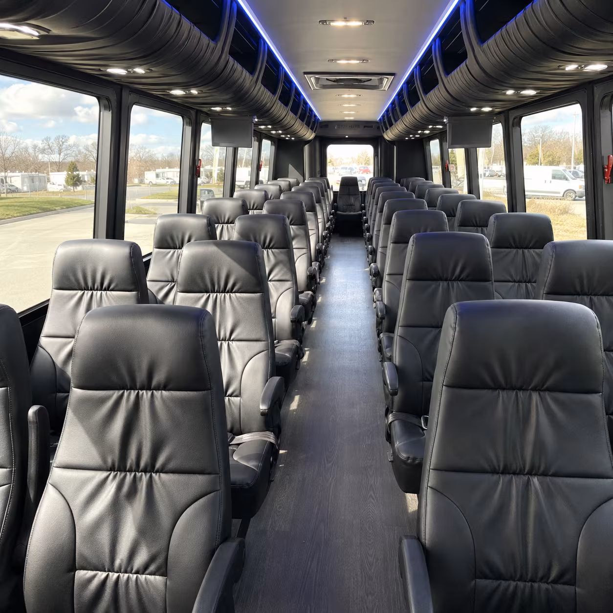 meridian bus rental service area
