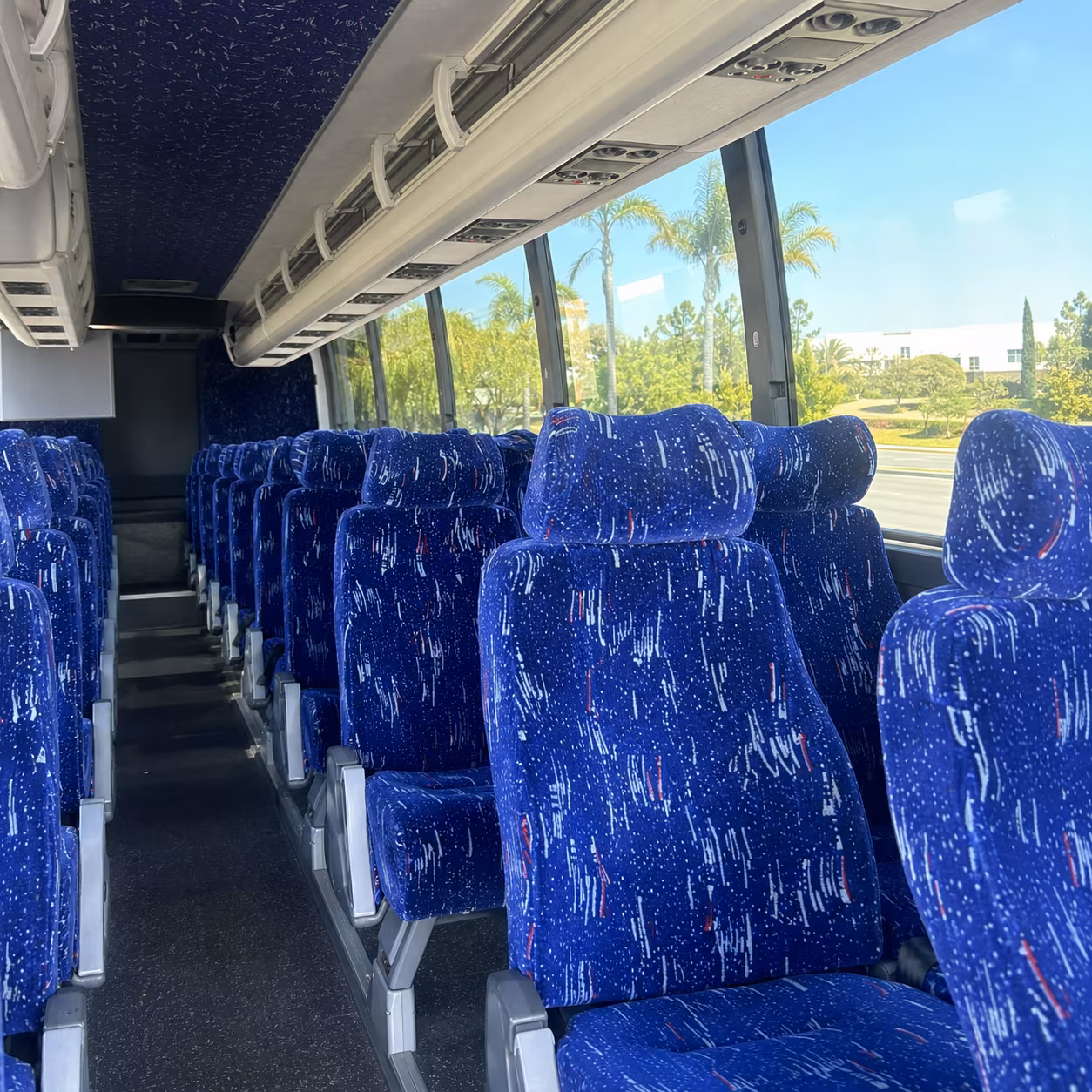 meridian charter bus interior