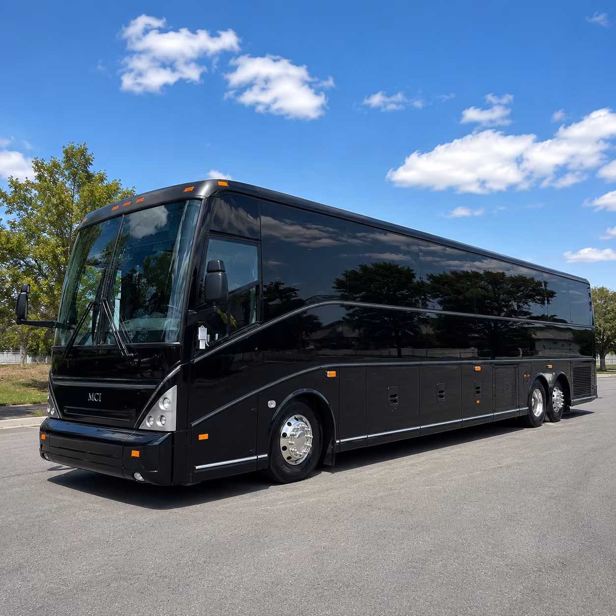 meridian government military charter bus rental