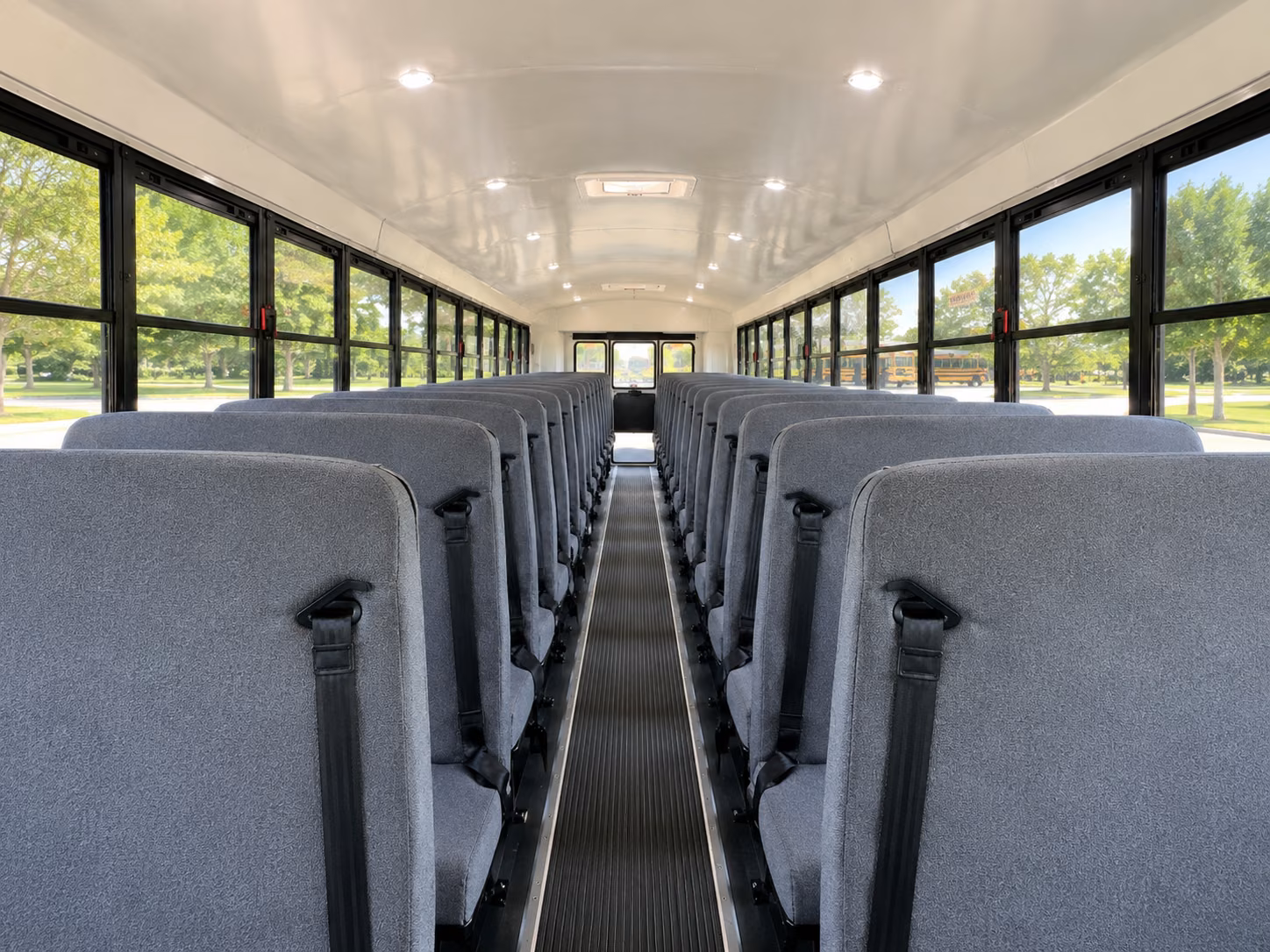 meridian school bus inside