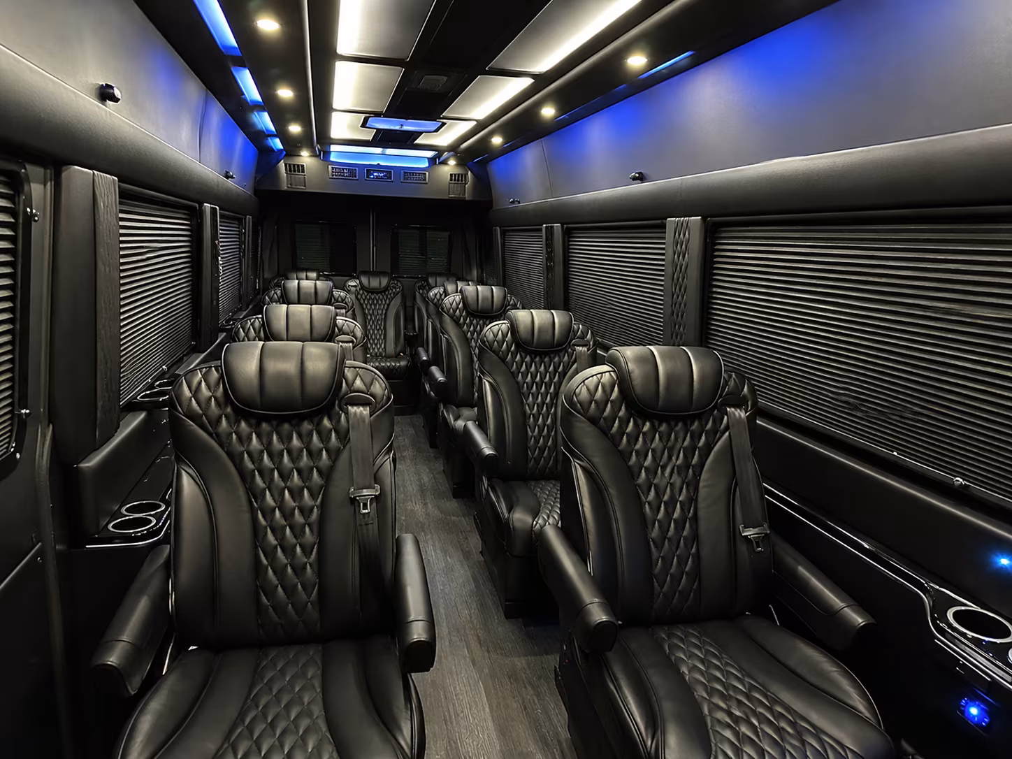 meridian sprinter van with driver inside
