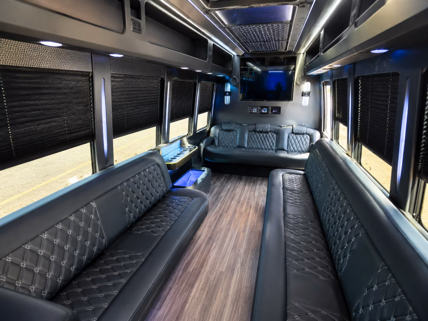 meridian wedding party bus rental